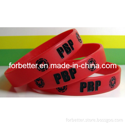 Debossed Silicone Wristband